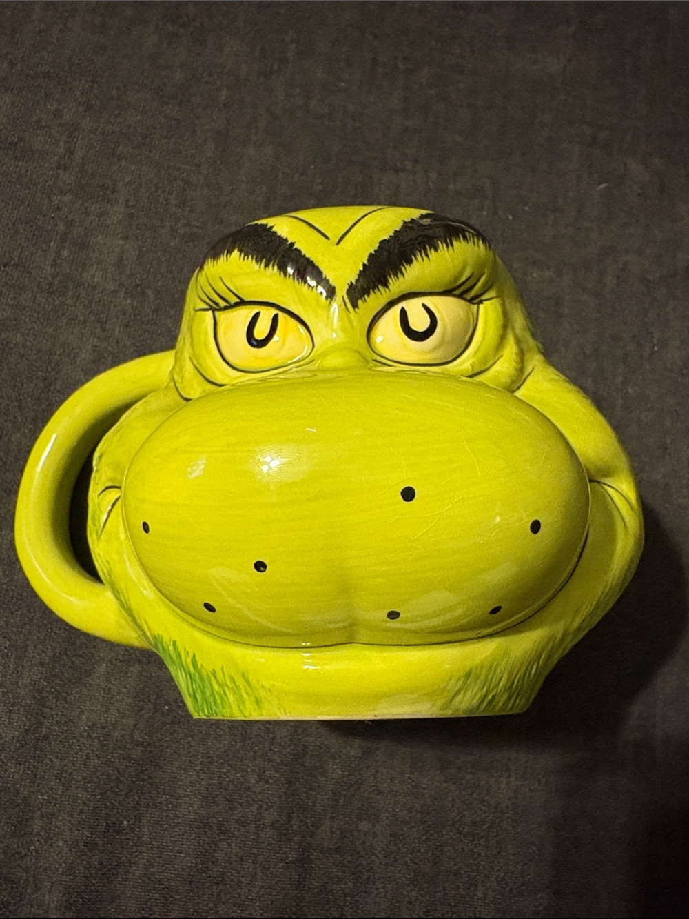 Green Grinch Face Ceramic Mug - Dr. Seuss Enterprises VANDOR, LLC